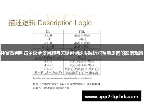 杯赛裁判判罚争议全景回顾与关键判例深度解析对赛事走向的影响观察